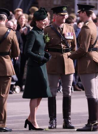 Kate Middleton et le prince William assistent à la parade de la Saint-Patrick à Londres