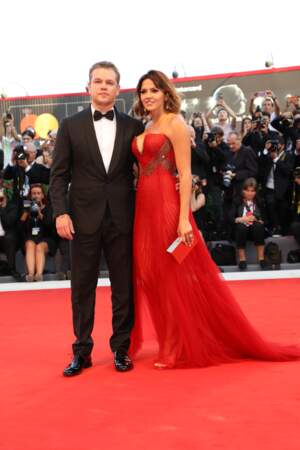 74ème Mostra de Venise : Matt Damon et son épouse Luciana Barroso
