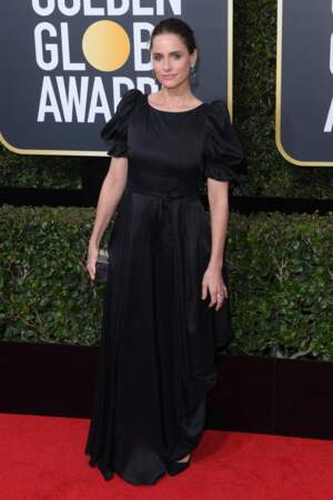 Amanda Peet lors de la 75e cérémonie des Golden Globes, le 7 janvier 2018