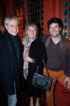 Jose Paul avec Bruno Madinier et son épouse Camille Jean-Robert