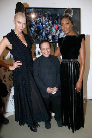 Karlie Kloss et Naomi Campbell, défilé Haute Couture Alaïa, Paris 2017