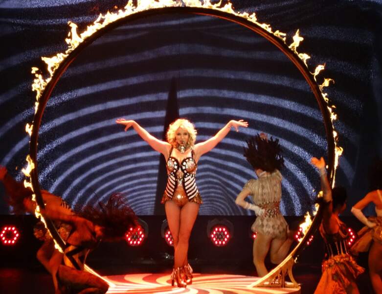 Britney a enchanté le public avec des mises en scènes extravagantes