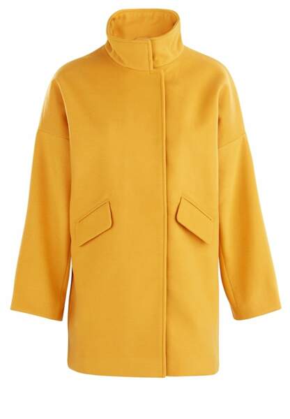 Manteau jaune, Promod, 59,95€