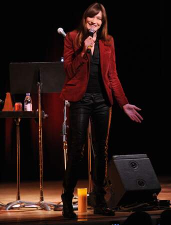 Jeudi soir, Carla Bruni avait un concert au Town Hall