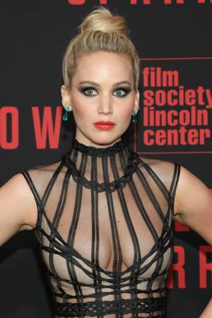 Jennifer Lawrence à l'avant-première new-yorkaise du film Red Sparrow