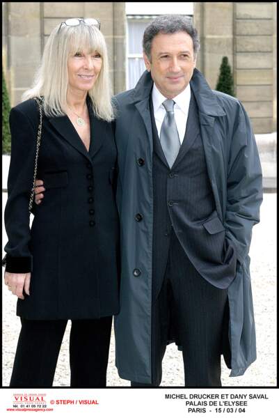 Michel Drucker et sa femme Dany Saval