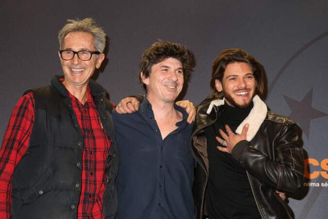 Thierry Lhermitte, Robin Sykes et Rayane Bensetti au Festival international du film de comédie de l'Alpe d'Huez