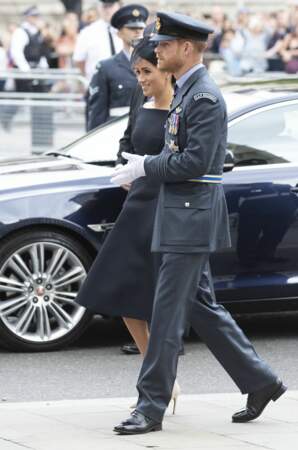 Meghan Markle et le prince Harry au centenaire de la Royal Air Force, à Londres