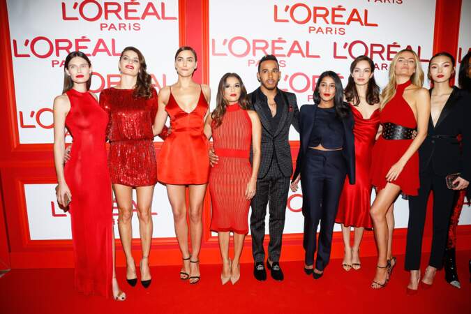 Soirée L'Oréal Red Obsession 2016 : Lewis Hamilton qui a dû, selon nous, passer une vraie bonne soirée