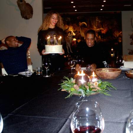 Ils en ont profité pour fêter les 45 ans de Jay-Z