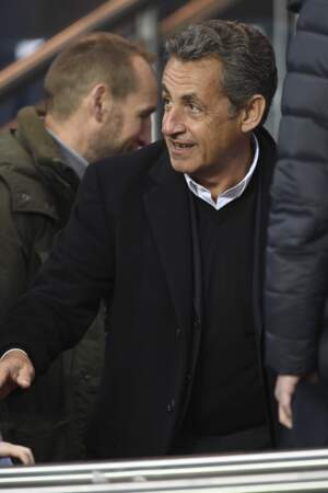 Match PSG - Barcelone : Nicolas Sarkozy
