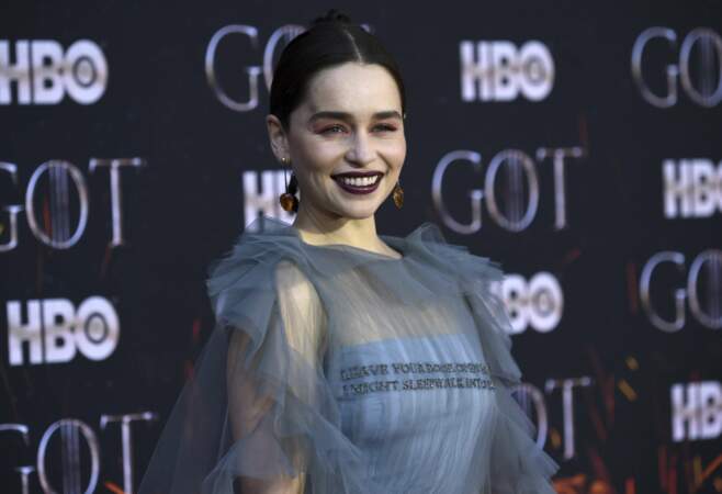 Avant-première de Game of Thrones à New York : Emilia Clarke
