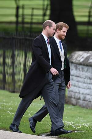 Le prince William et son frère le prince Harry 
