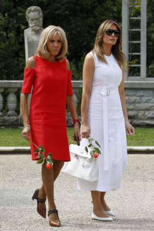 Brigitte Macron et Melania Trump au pays basque