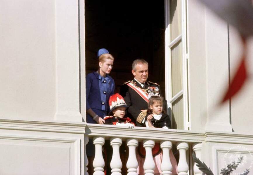 La famille princière au balcon