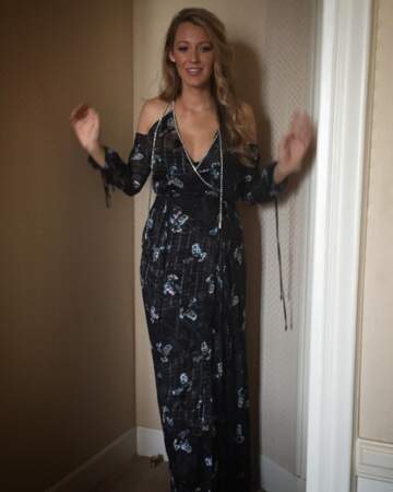 Insta Cannes 2016 : Blake Lively avec sa robe bobo chic.