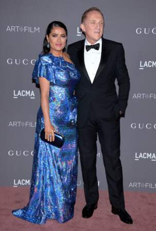 Salma Hayek et son époux, François-Henri Pinault 2017 LACMA Art + Film Gala - LA