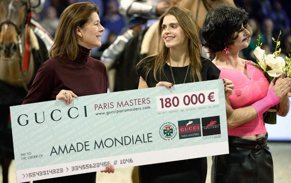 Et de la remise d'un chèque de 180 000 euros à l'Adame, l'association de la princesse