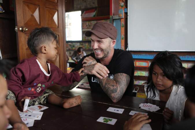 David Beckham, ambassadeur de charme pour l'UNICEF