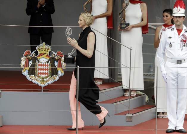 La princesse Charlène de Monaco au Grand Prix de Formule 1 de Monaco le 26 Mai 2019