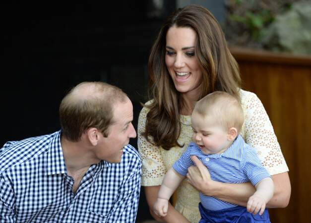 Kate Middleton, William et leur petit prince