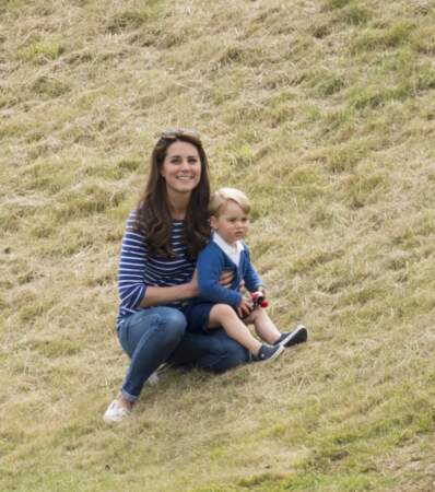 Le bambin et sa mère assistaient à un match de polo auquel participait le prince William