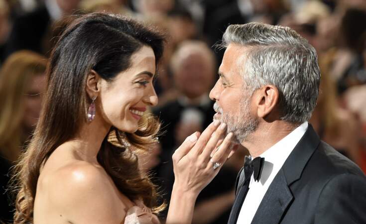 Amal et George Clooney, très amoureux