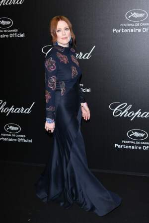 Julianne Moore lors de la soirée Chopard organisée au festival de Cannes le 17 mai 2019