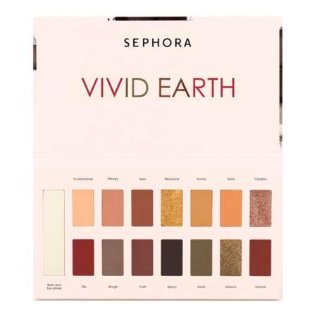 Palette Vivid Earth Rough Nature, Sephora Collection, 22,99€