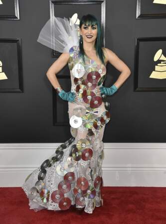 Grammy Awards - Jacqueline Van Bierk et sa robe CD