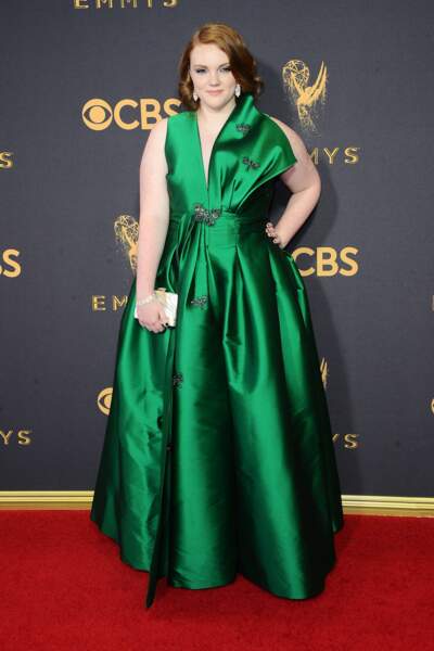 Emmy Awards 2017 : Shannon Purser en mode soupe de cresson (métallisée, svp)