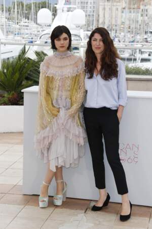 Cannes 2016: Soko au côté de Stéphanie Di Giusto, la réalisatrice de La Danseuse.
