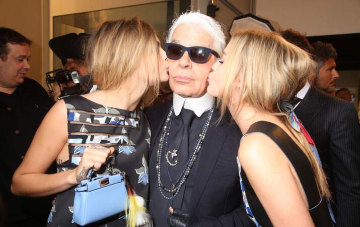Karl Lagerfeld aime la mode en stéréo (avec Cara Delevingne)
