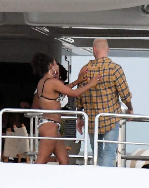 Christina Milian et M Pokora sur le yacht
