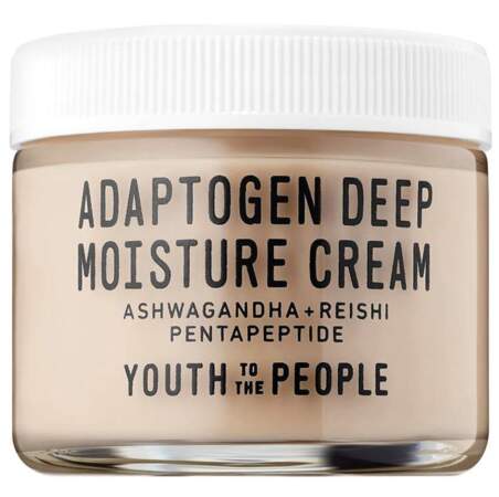 Crème hydratante Ashwaganda + Reishi Pentapeptide, Youth To The People chez Sephora, 48 €