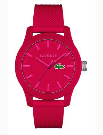 Montre en silicone rouge, collection 2014