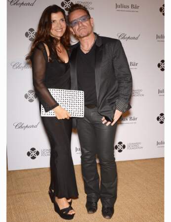 Bono et son épouse Ali Hewson