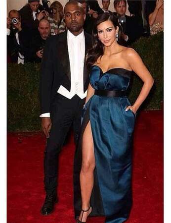Kim et Kanye sur le tapis rouge