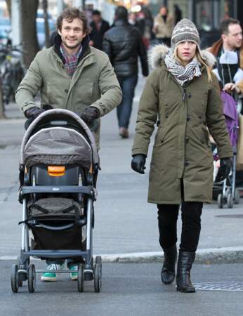 Claire Danes, son mari Hugh Dancy et leur petit Cyrus