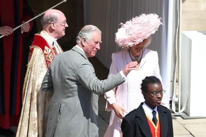 Royal wedding : l'arrivée du prince Charles et de Camilla Parker Bowles
