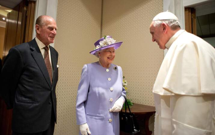 C'est la première fois que la Reine rencontre le pape François