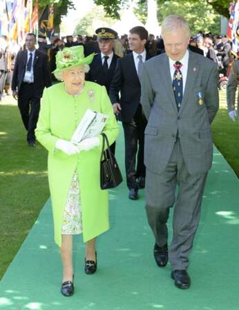 Ce matin, la Reine a participé aux commémorations du D-Day à Bayeux