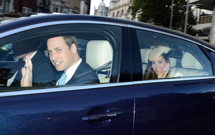 Le prince William et Kate Middleton ferment la marche