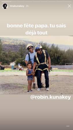 Tina Kunakey a célébré la fête des Pères sur Instagram