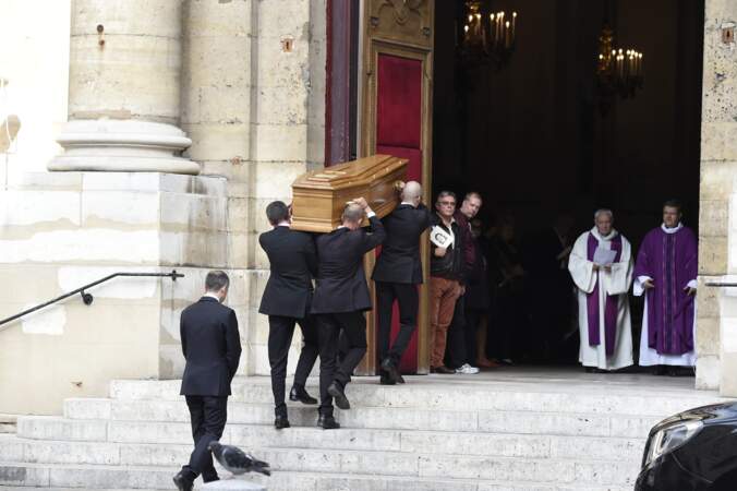 Obsèques de Jean Rochefort en l'église Saint Thomas d'Aquin à Paris
