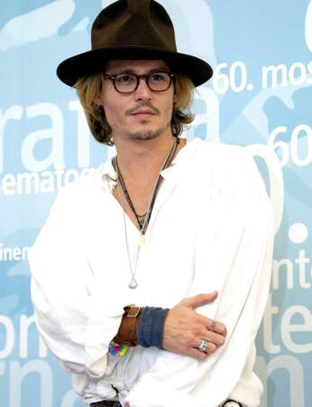 Johnny Depp en août 2003