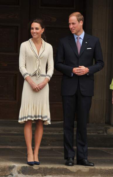 Kate Middleton et sa robe à la coupe patineuse 