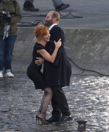 Mylène Farmer et Sting ont tourné le clip de Stolen Car à Paris