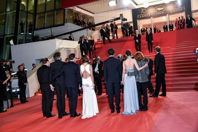 Festival de Cannes 2017 : Toute l'équipe du film Le Redoutable, prête à monter les marches