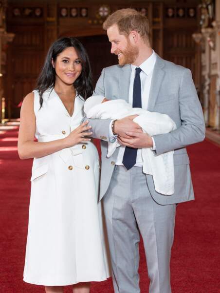 Meghan Markle et le prince Harry présentent leur fils